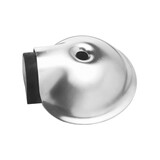 Intersteel Deurstop bol ø67x24mm met nokken vloermontage rvs