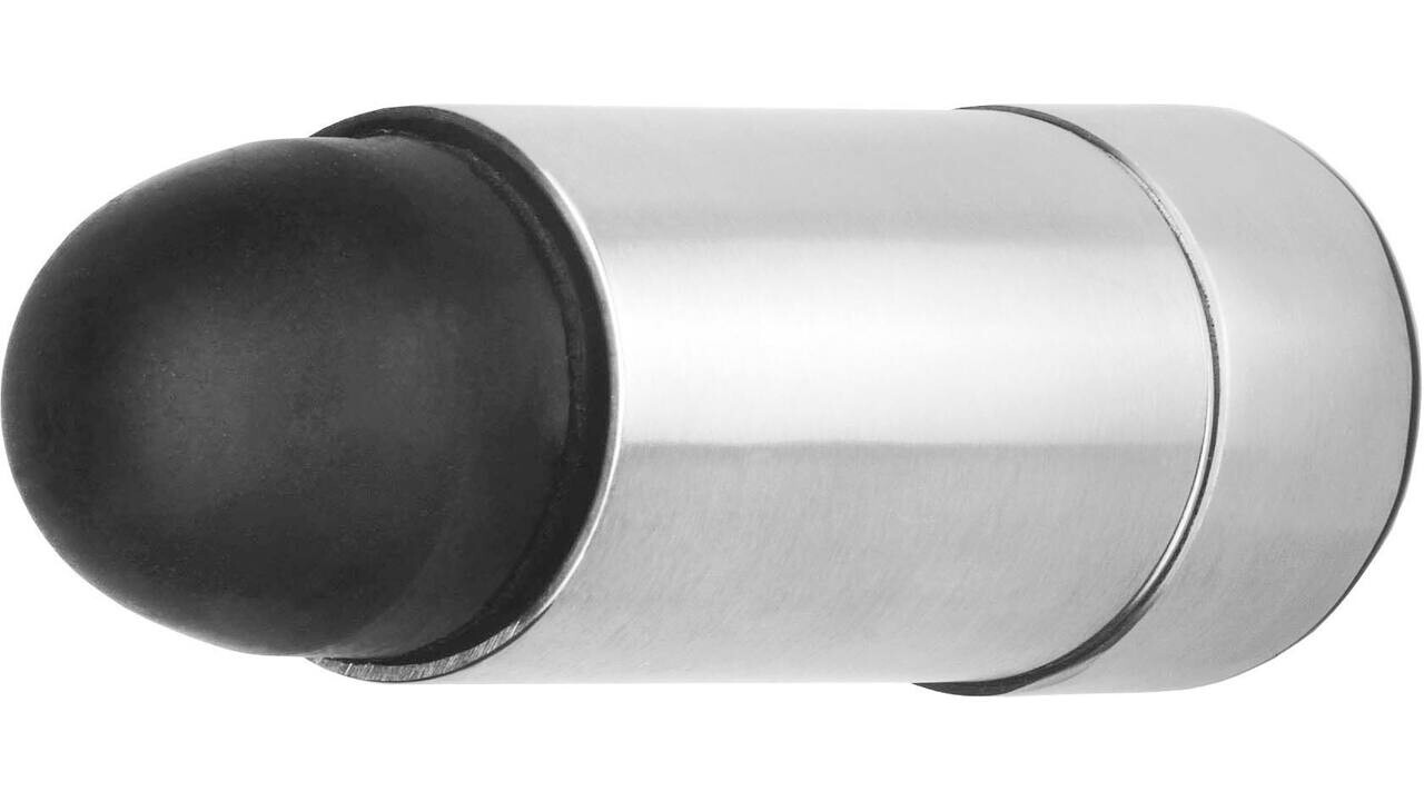 Intersteel Deurstop afgerond ø34x78mm wandmontage rvs