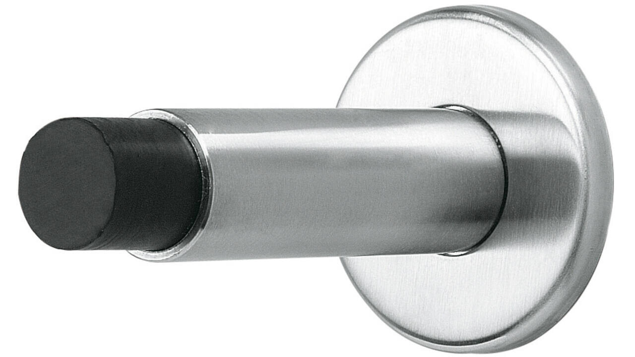 Intersteel Deurstop ø22x89mm op rozet ø53mm wandmontage rvs