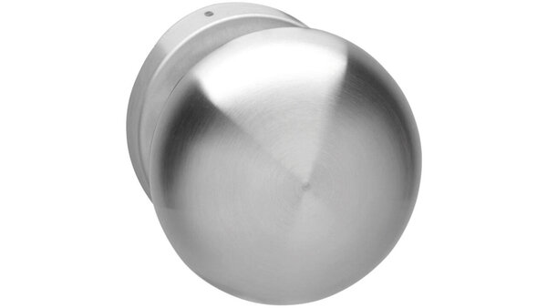 Intersteel Knoprozet verdekt ø53x10mm met nokken en vaste knop paddenstoel rvs