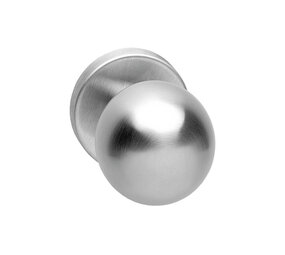 Intersteel Knoprozet verdekt ø53x10mm met nokken en vaste knop bol rvs