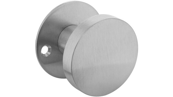 Intersteel Knoprozet Ø51x2mm met vaste knop plat en wisselstift rvs