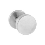 Intersteel Knoprozet verdekt ø55x8mm met nokken en vaste knop plat excentrisch met wisselstift rvs