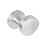 Intersteel Knoprozet verdekt ø53x8mm met nokken en vaste knop plat excentrisch met wisselstift rvs