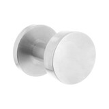 Intersteel Knoprozet verdekt ø55x8mm met nokken en vaste knop plat met wisselstift rvs