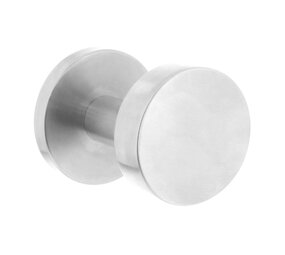 Intersteel Knoprozet verdekt ø55x8mm met nokken en vaste knop plat met wisselstift rvs