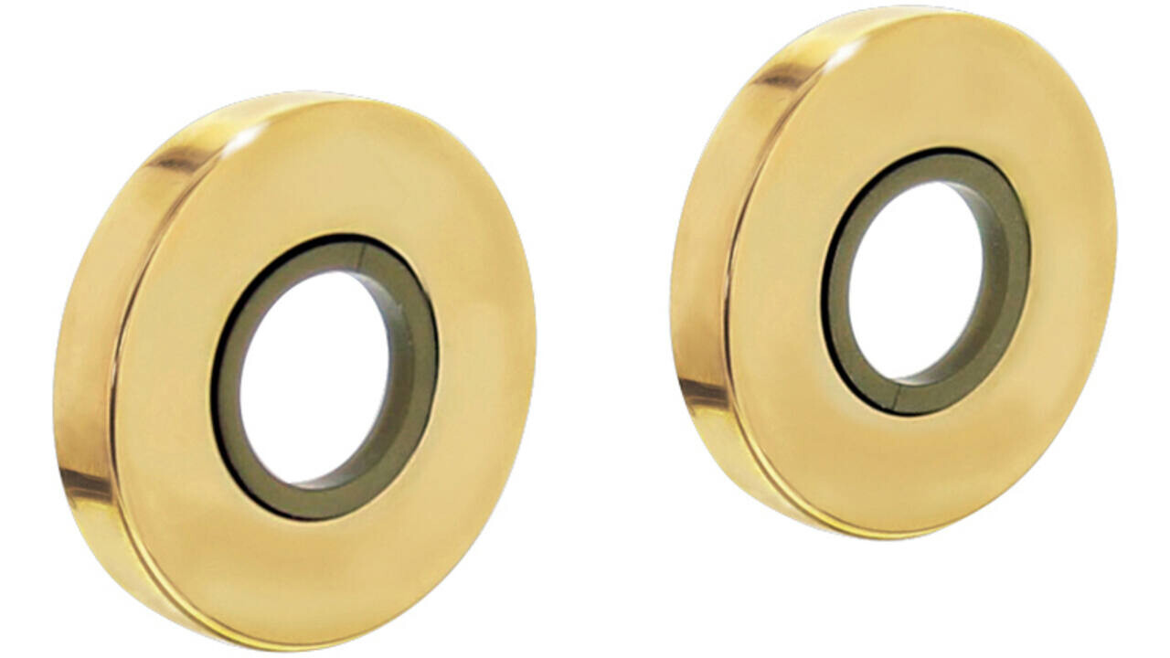 Intersteel Rozetten verdekt ø49x7mm messing ongelakt