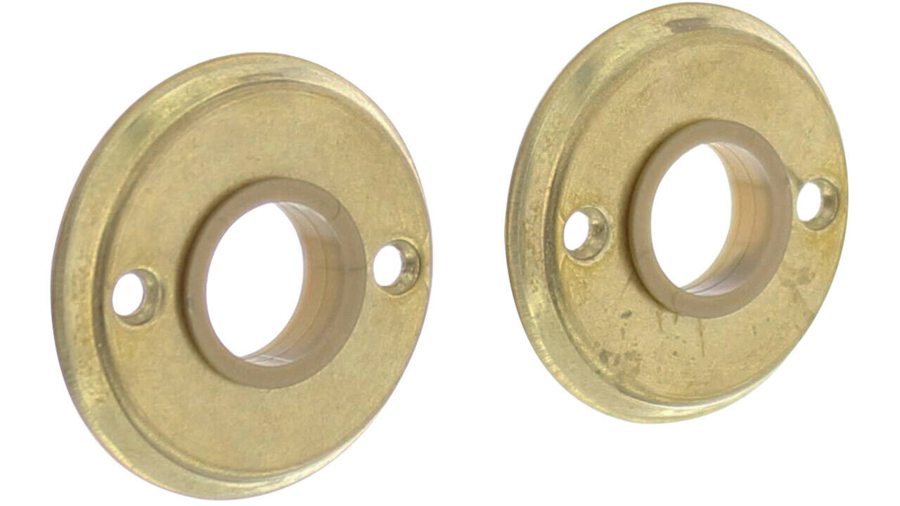 Intersteel Rozetten ø50x5mm messing getrommeld