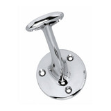 Intersteel Leuninghouder opschroevend met vlak of hol zadel chroom