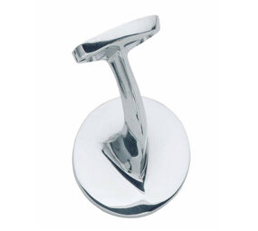 Intersteel Leuninghouder verdekt met vlak of hol zadel chroom