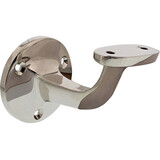 Intersteel Leuninghouder opschroevend met vlak of hol zadel nikkel