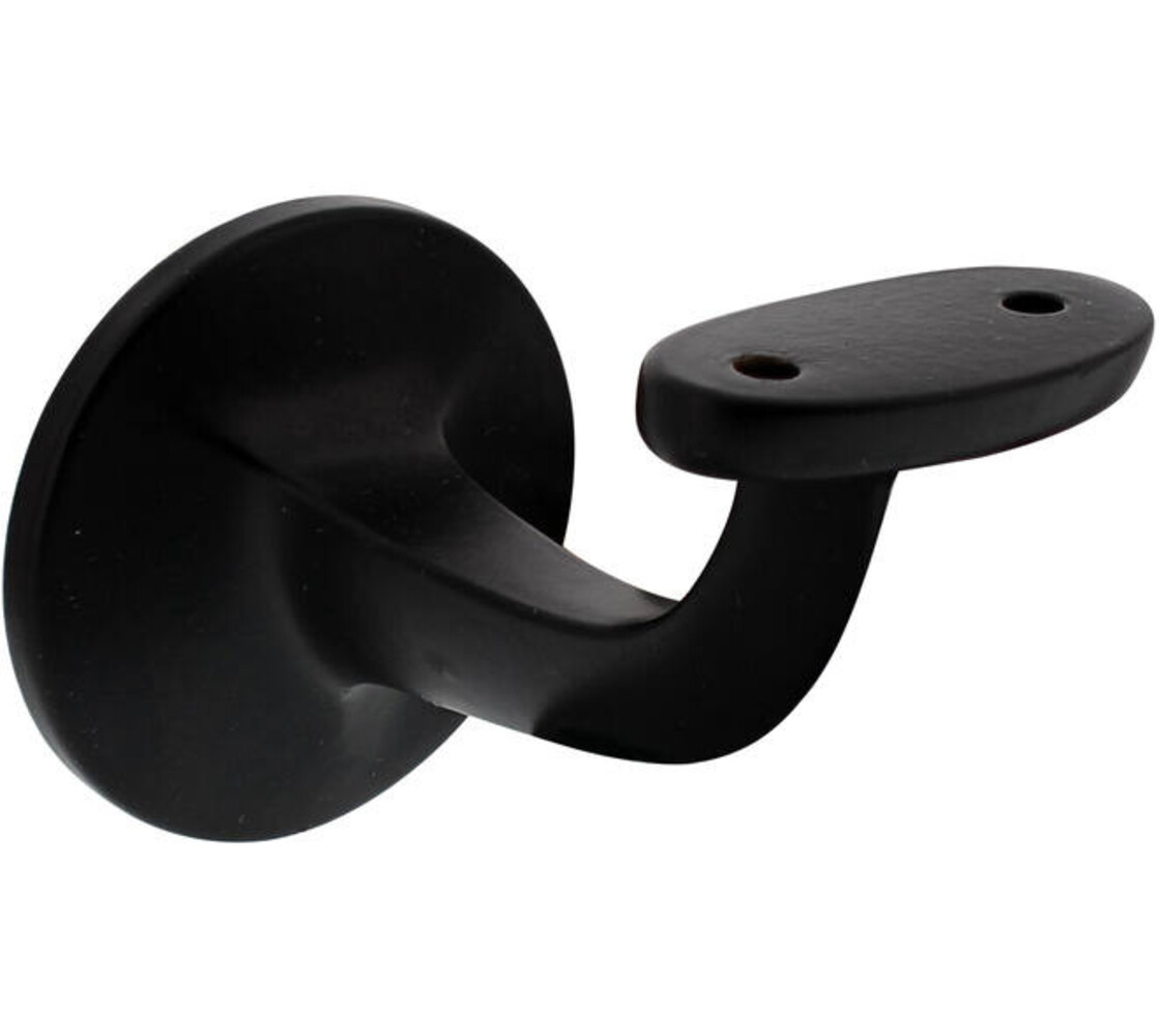 Intersteel Leuninghouder verdekt met vlak of hol zadel zwart