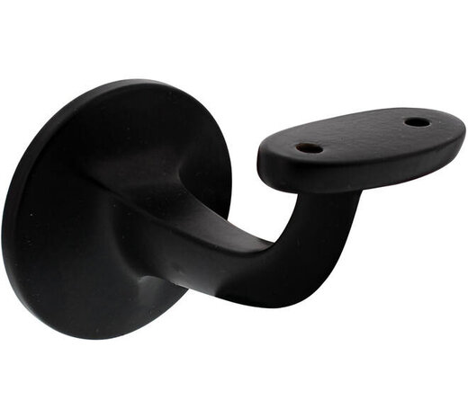 Intersteel Leuninghouder verdekt met vlak of hol zadel zwart