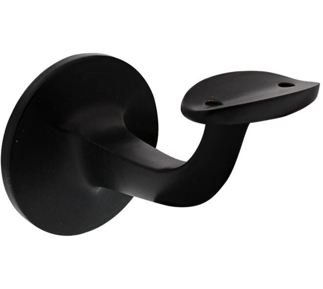 Intersteel Leuninghouder verdekt met vlak of hol zadel zwart