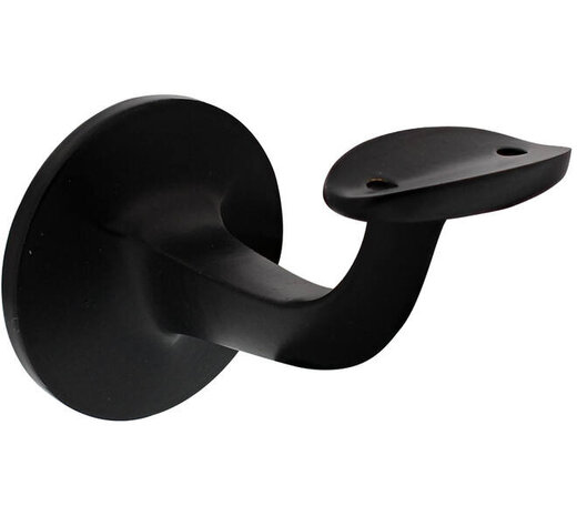 Intersteel Leuninghouder verdekt met vlak of hol zadel zwart