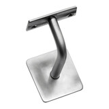 Intersteel Leuninghouder verdekt gebogen vierkant met vlak of hol zadel rvs