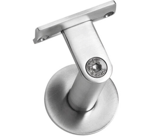 Intersteel  Leuninghouder verdekt zwaar met vlak of hol zadel rvs