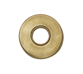 Intersteel Rozetten verdekt ø49x7mm messing getrommeld Intersteel Rozetten verdekt ø49x7mm messing getrommeld