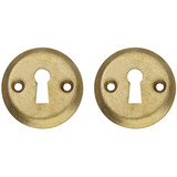 Intersteel Sleutelrozetten ø50x5mm messing getrommeld