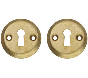 Intersteel Sleutelrozetten ø50x5mm messing getrommeld