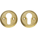 Intersteel Cilinderrozetten ø50x5mm messing getrommeld