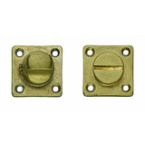 Intersteel WC-sluiting 38x38x5mm met stift 8x8mm messing getrommeld