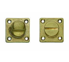 Intersteel WC-sluiting 38x38x5mm met stift 8x8mm messing getrommeld Intersteel WC-sluiting 38x38x5mm met stift 8x8mm messing getrommeld