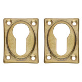 Intersteel Cilinderrozetten 47x37x5mm messing getrommeld