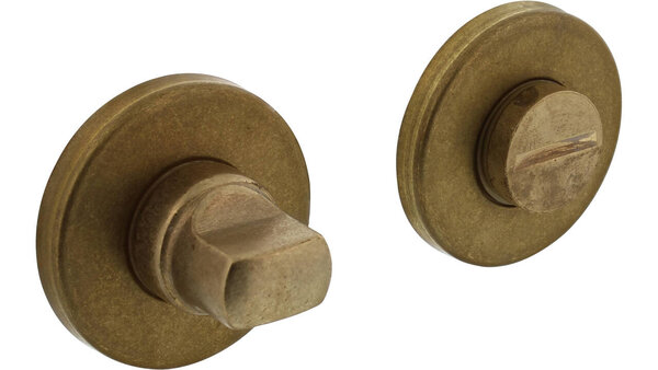 Intersteel WC-sluiting verdekt ø49x7mm met stift 8x8mm messing getrommeld Intersteel WC-sluiting verdekt ø49x7mm met stift 8x8mm messing getrommeld