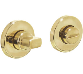 Intersteel WC-sluiting verdekt ø50x8mm met stift 8x8mm messing gelakt