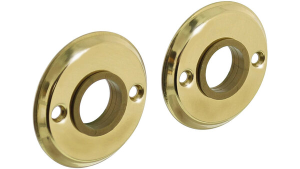 Intersteel Rozetten ø50x5mm messing gelakt