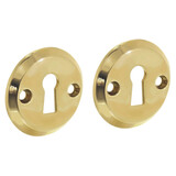 Intersteel Sleutelrozetten ø50x5mm messing gelakt