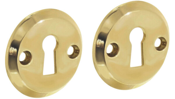 Intersteel Sleutelrozetten ø50x5mm messing gelakt