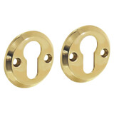 Intersteel Cilinderrozetten ø50x5mm messing gelakt