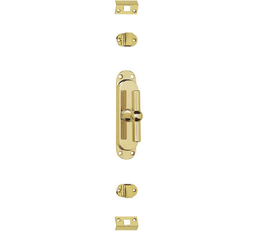 Intersteel T-kruk espagnolet messing gelakt