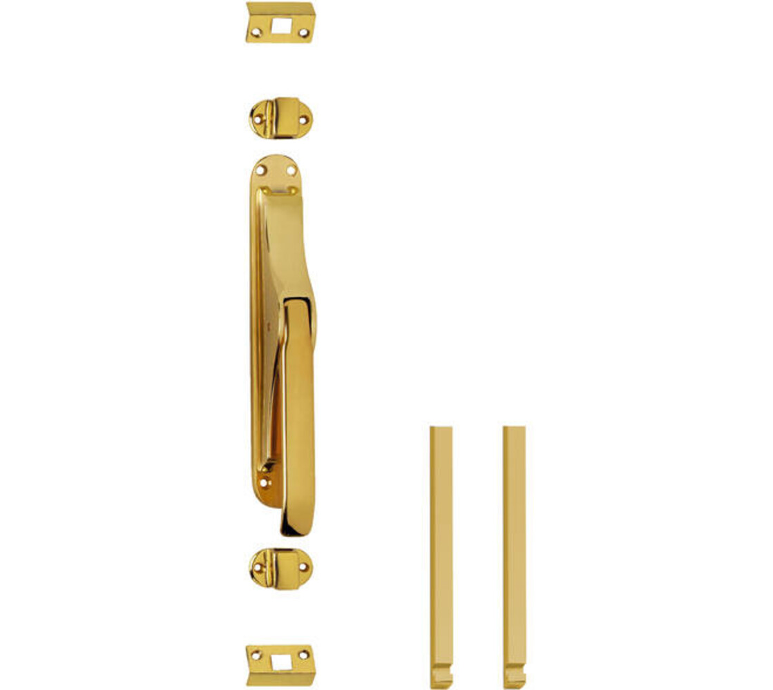 Intersteel  Set pomp-espagnolet inclusief stangenset 2x 1250mm messing gelakt