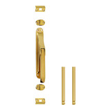 Intersteel Set pomp-espagnolet inclusief stangenset 2x 1250mm messing gelakt