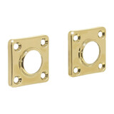 Intersteel Rozetten 38x38x5mm messing gelakt