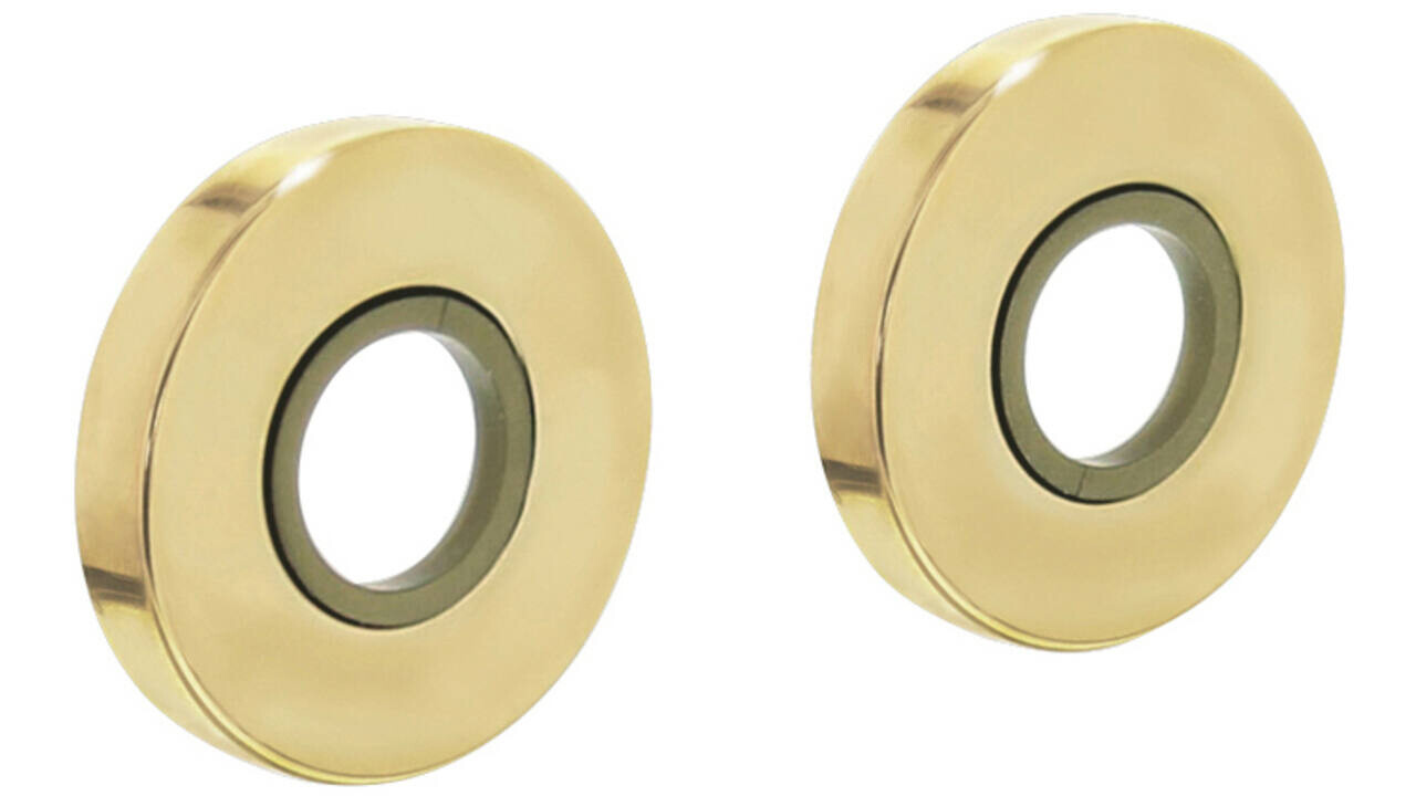 Intersteel Rozetten verdekt ø49x7mm messing gelakt