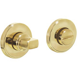 Intersteel WC-sluiting verdekt ø49x7mm met stift 8x8mm messing gelakt