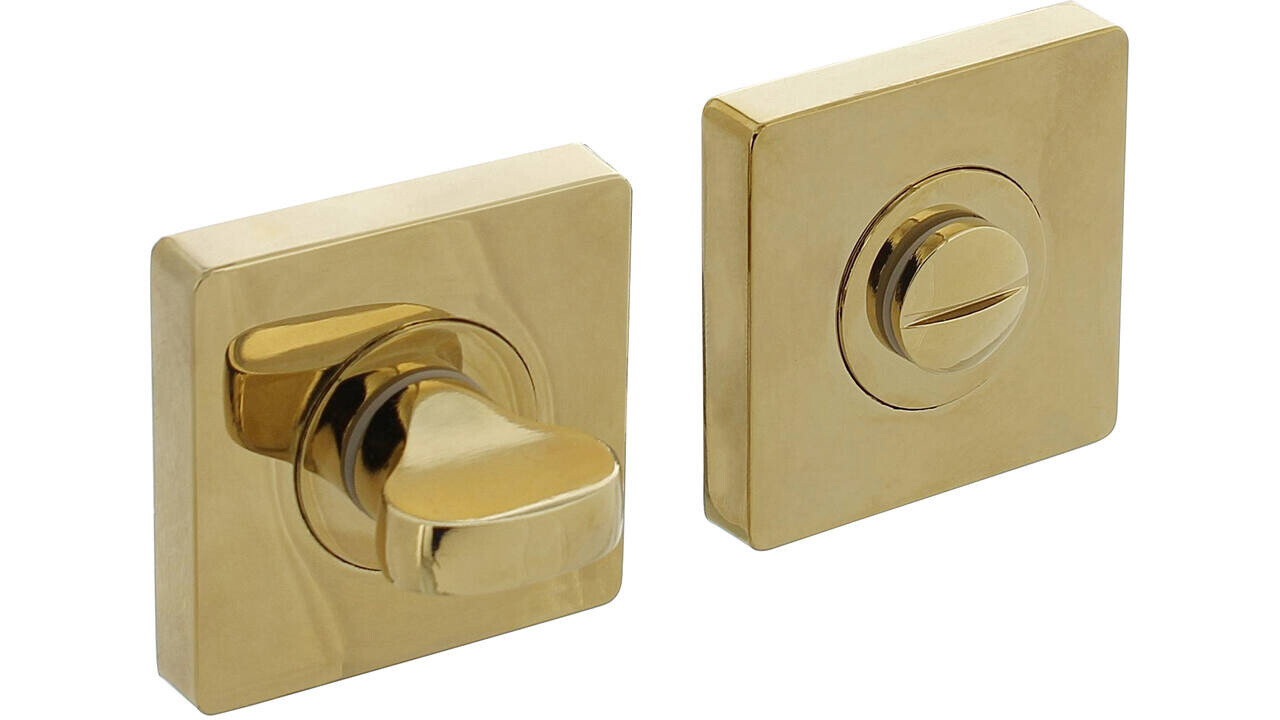 Intersteel WC-sluiting verdekt 55x55x10mm met nokken en stift 7x7mm PVD messingkleur Intersteel WC-sluiting verdekt 55x55x10mm met nokken en stift 7x7mm PVD messingkleur