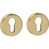 Intersteel Cilinderrozetten verdekt ø53x9mm PVD messingkleur