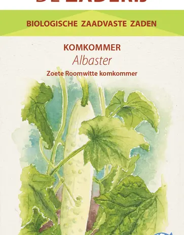 De Zaderij Biologische Albaster bewaar komkommer
