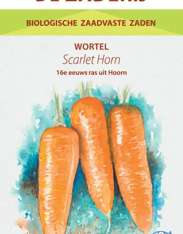 De Zaderij Biologische Scarlet Horn zomerwortel