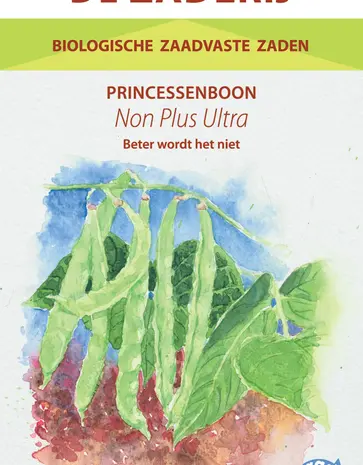 De Zaderij Biologische Stokslaboon Non Plus Ultra - Princessenboon
