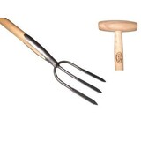 De Wit De Wit Tuinvork 3 tands essen steel 900mm