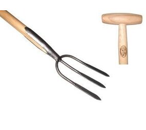 De Wit De Wit Tuinvork 3 tands essen steel 900mm