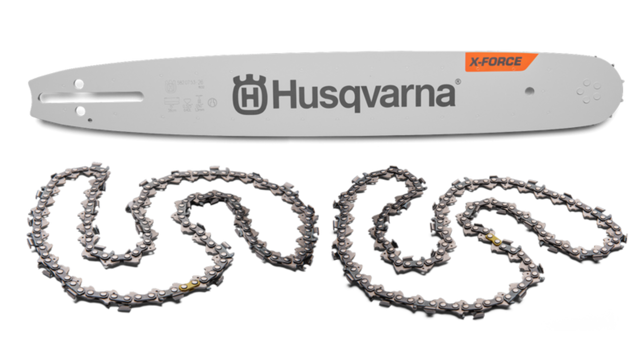 Husqvarna Husqvarna Zaagblad + 2 x ketting X-Force & SP33G Kit