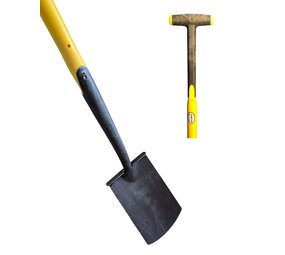 De Wit De Wit Zwanehals spade met opstapjes fibersteel 780mm