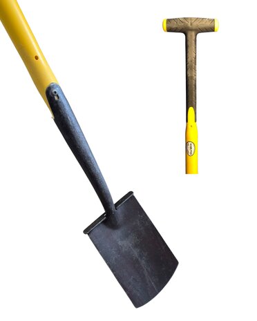 De Wit De Wit Zwanehals spade met opstapjes fibersteel 780mm